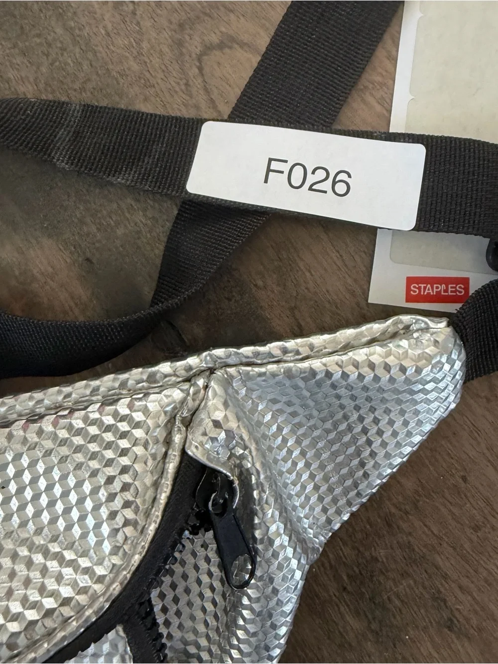 Silver Metallic Festival Belt Bag | Holographic Y2K Crossbody Fanny Pack